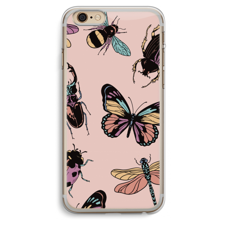 Tiny Bugs: iPhone 6 Plus / 6S Plus Transparant Hoesje