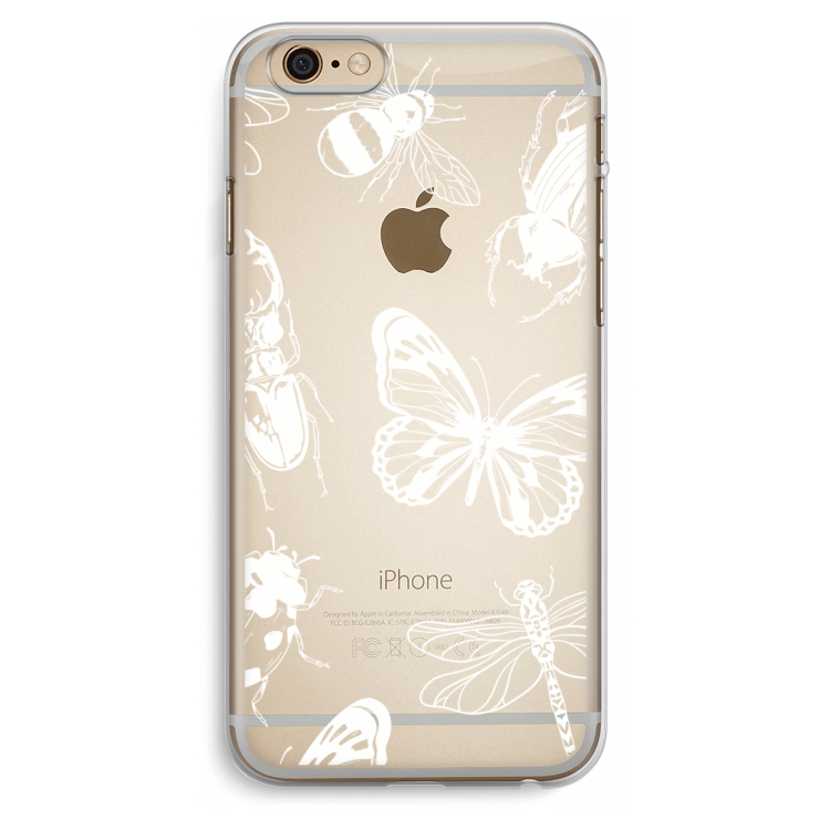 Tiny Bugs: iPhone 6 Plus / 6S Plus Transparant Hoesje