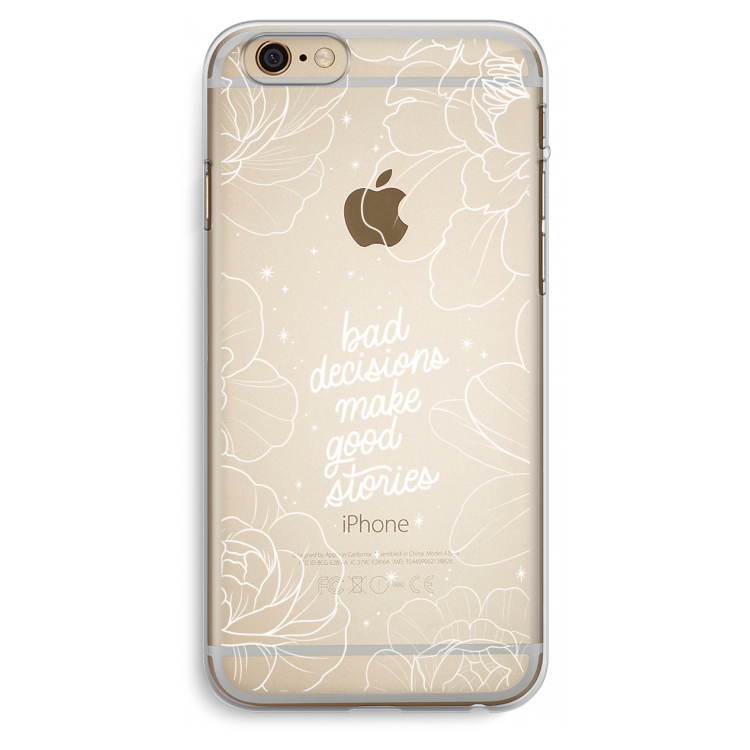 Good stories: iPhone 6 Plus / 6S Plus Transparant Hoesje