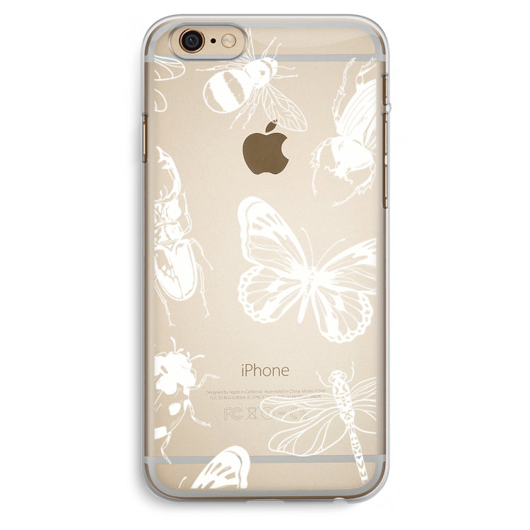 Tiny Bugs: iPhone 6 Plus / 6S Plus Transparant Hoesje
