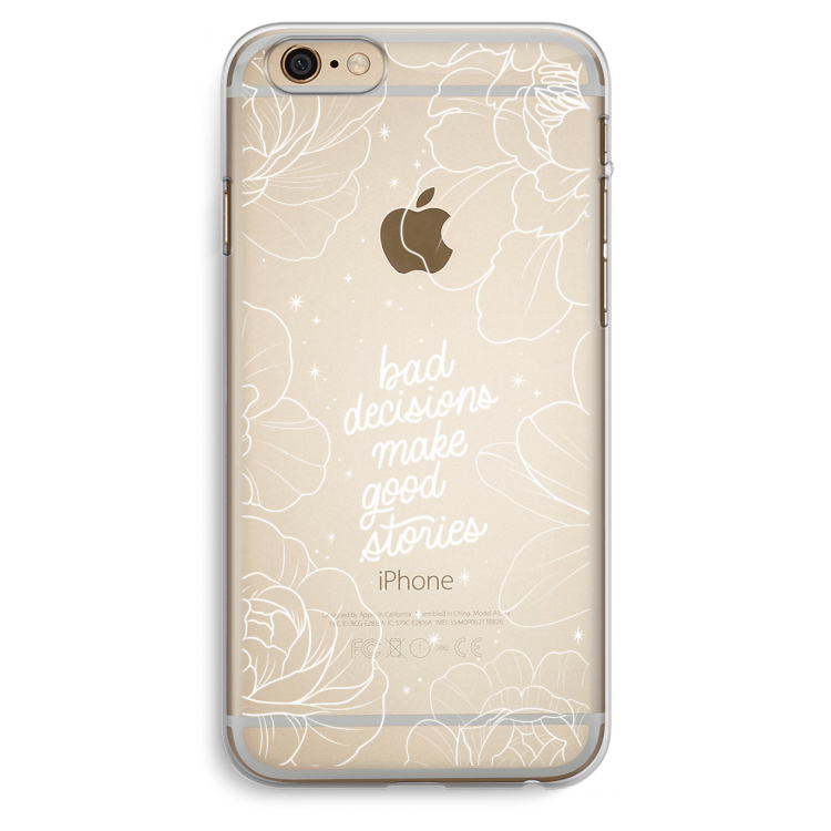 Good stories: iPhone 6 Plus / 6S Plus Transparant Hoesje