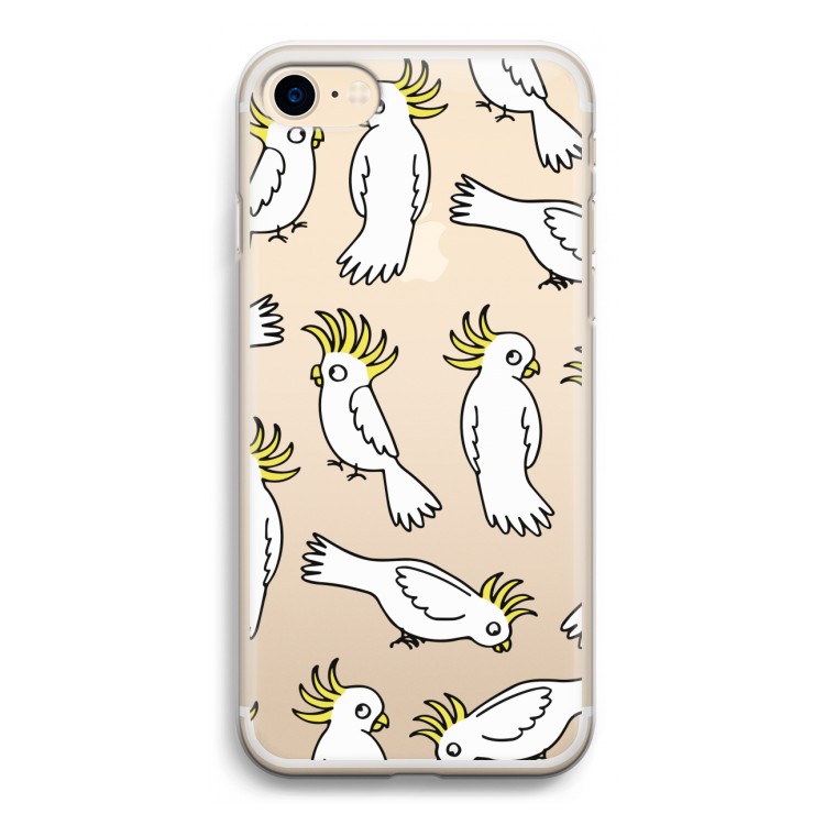 Papegaai: iPhone 7 Transparant Hoesje