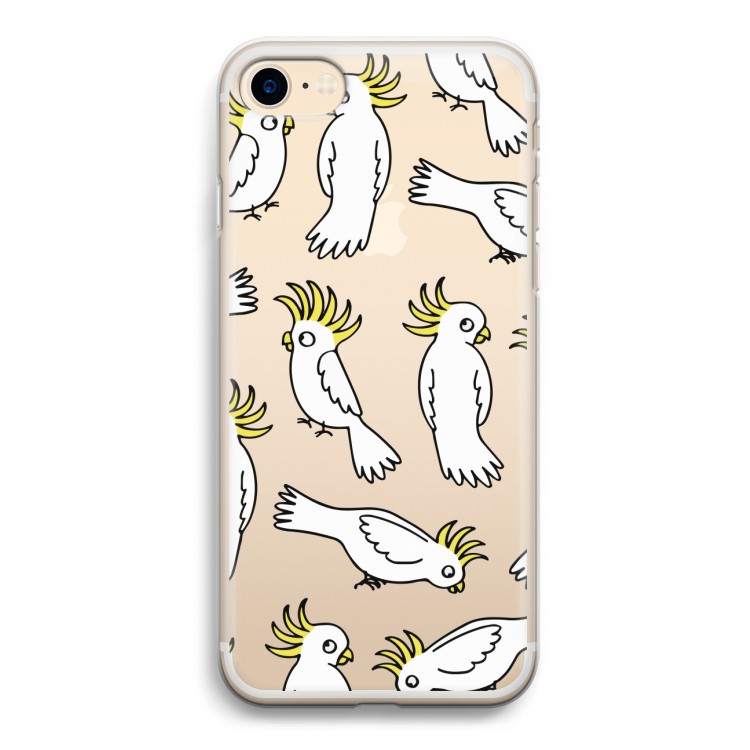 Papegaai: iPhone 7 Transparant Hoesje