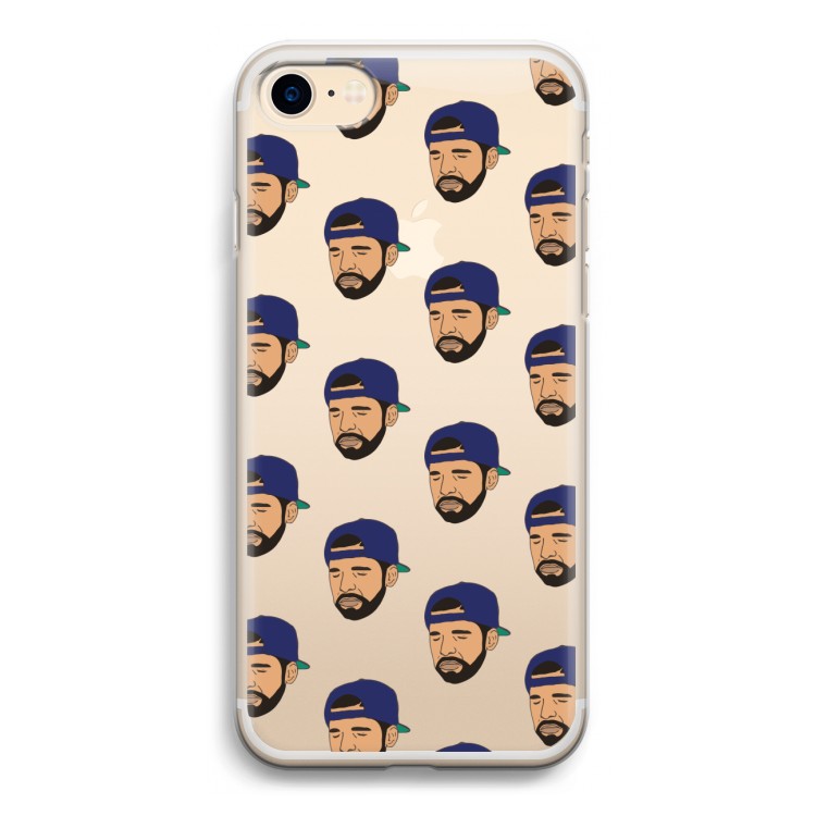 Drake Away: iPhone 7 Transparant Hoesje