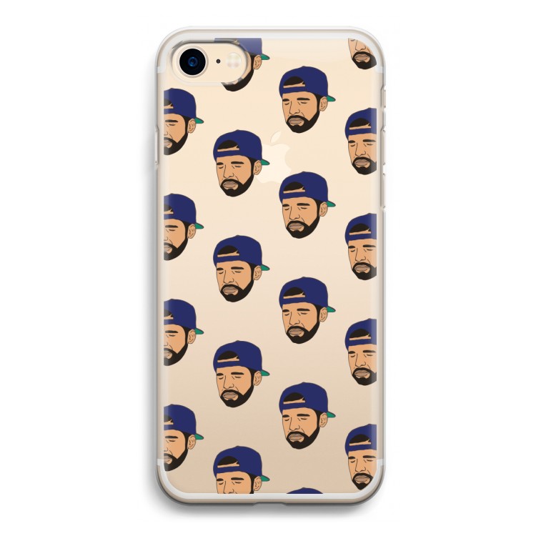 Drake Away: iPhone 7 Transparant Hoesje