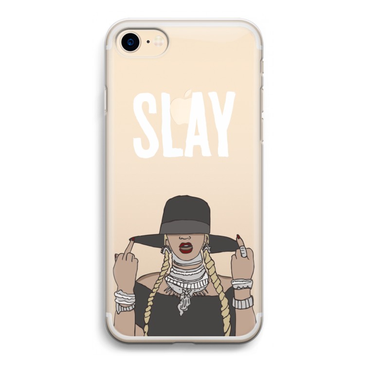 Slay All Day: iPhone 7 Transparant Hoesje