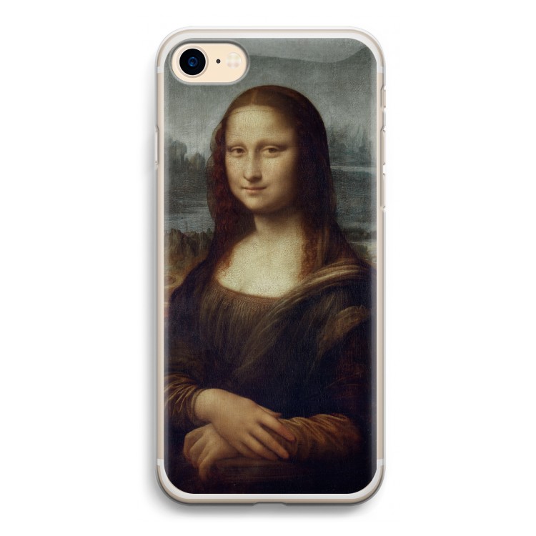 Mona Lisa: iPhone 7 Transparant Hoesje
