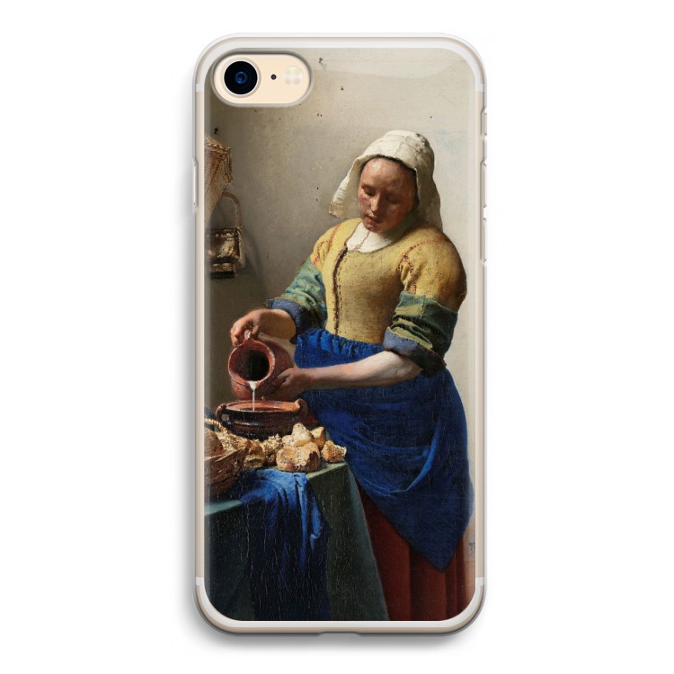 The Milkmaid: iPhone 7 Transparant Hoesje
