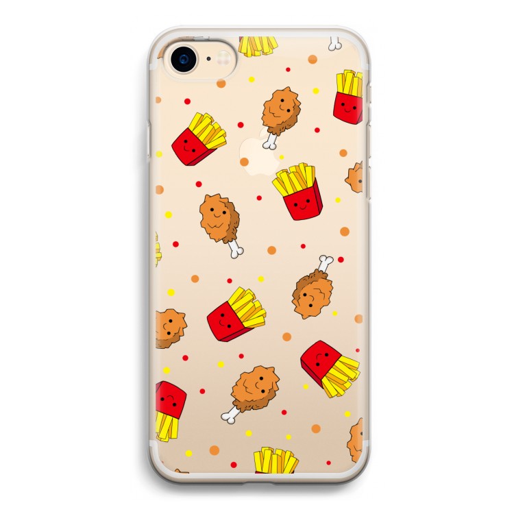 Chicken 'n Fries: iPhone 7 Transparant Hoesje
