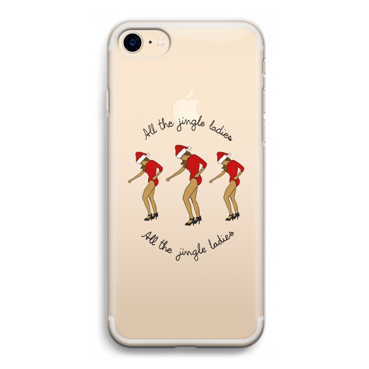 Jingle Ladies: iPhone 7 Transparant Hoesje
