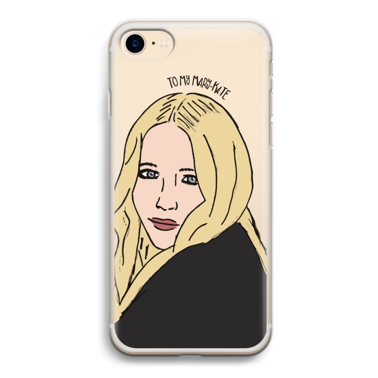 Mary Kate: iPhone 7 Transparant Hoesje