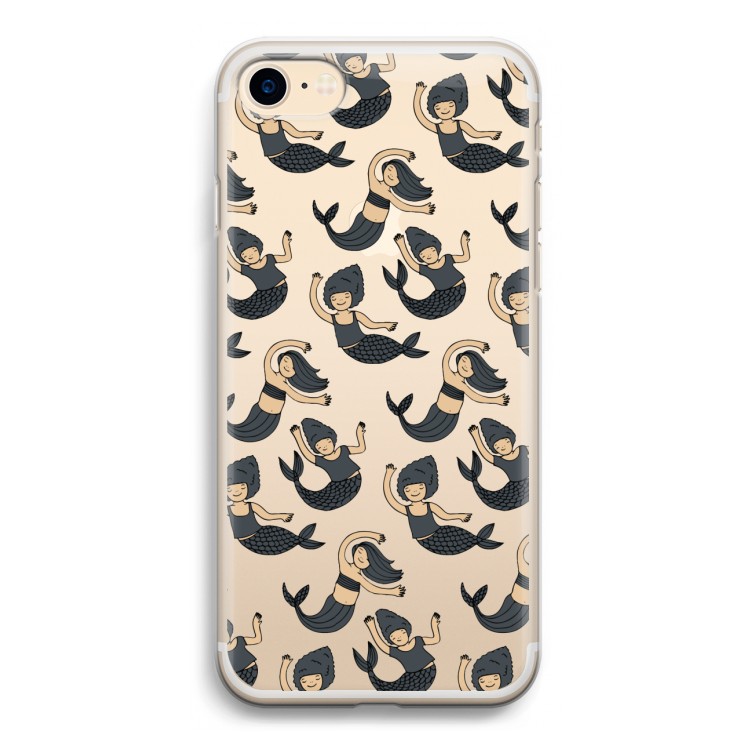 Zeemeermin: iPhone 7 Transparant Hoesje