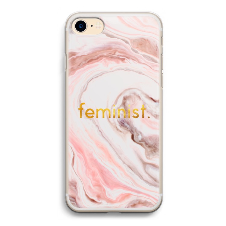 Feminist: iPhone 7 Transparant Hoesje
