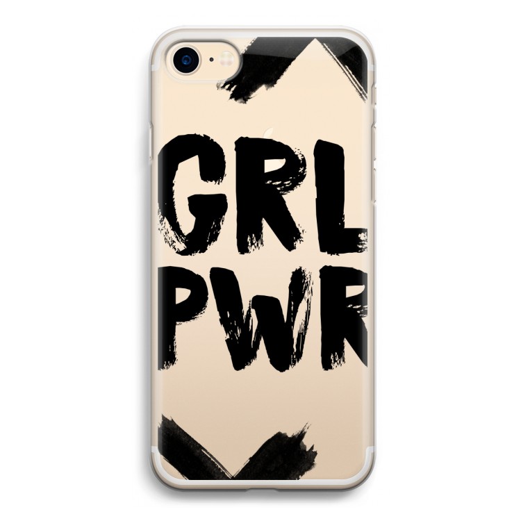 Girl Power #2: iPhone 7 Transparant Hoesje