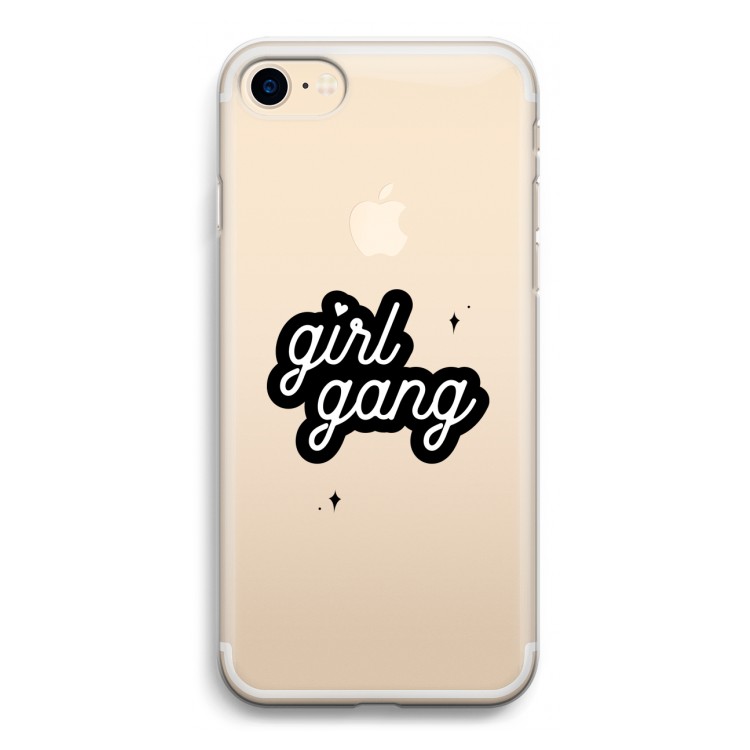 Girl Gang: iPhone 7 Transparant Hoesje