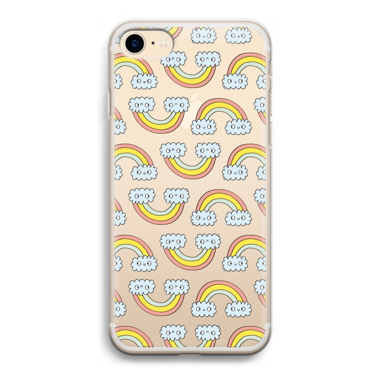 Regenboog: iPhone 7 Transparant Hoesje
