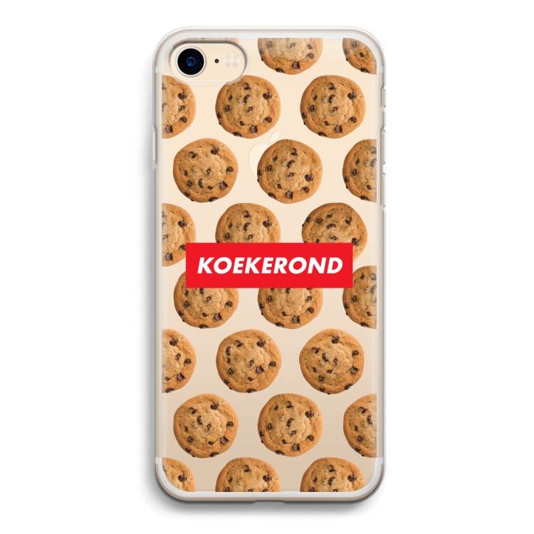 Koekerond: iPhone 7 Transparant Hoesje