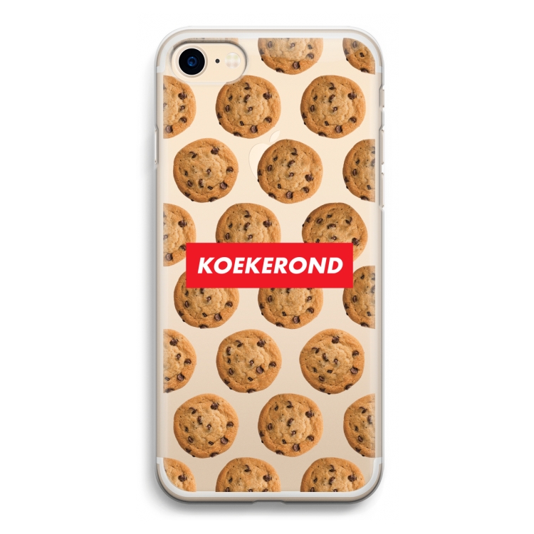 Koekerond: iPhone 7 Transparant Hoesje