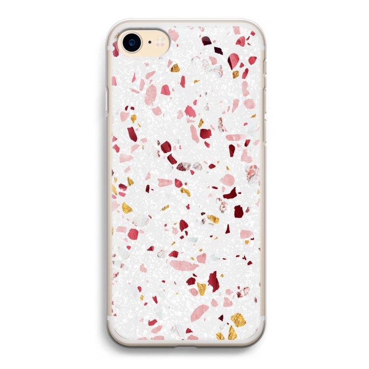 Terrazzo N°9: iPhone 7 Transparant Hoesje
