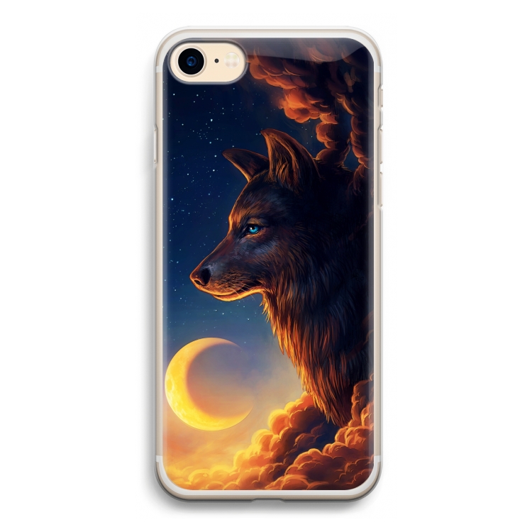 Night Guardian: iPhone 7 Transparant Hoesje