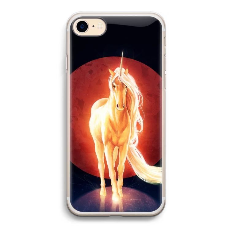 Last Unicorn: iPhone 7 Transparant Hoesje