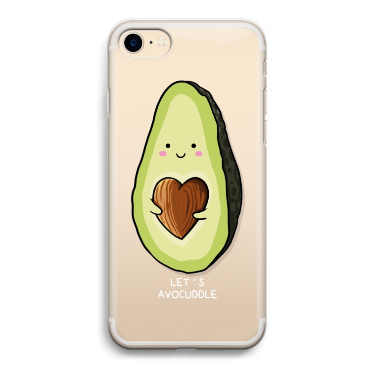 Avocuddle: iPhone 7 Transparant Hoesje