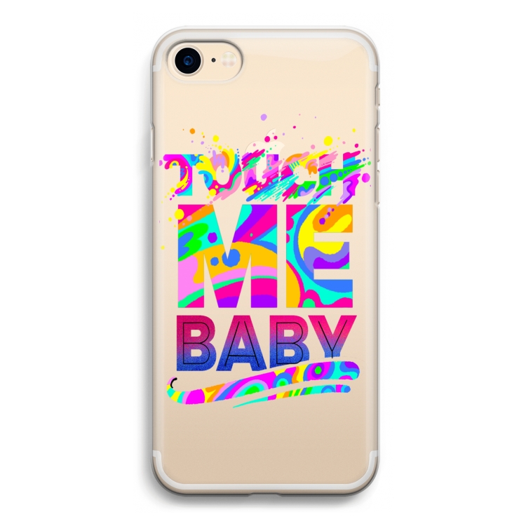Touch Me: iPhone 7 Transparant Hoesje