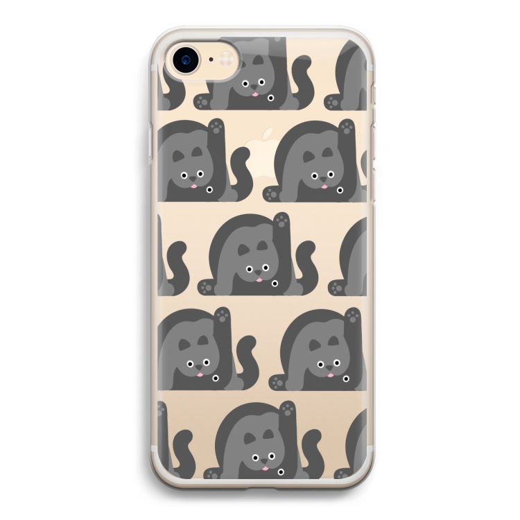Cats: iPhone 7 Transparant Hoesje