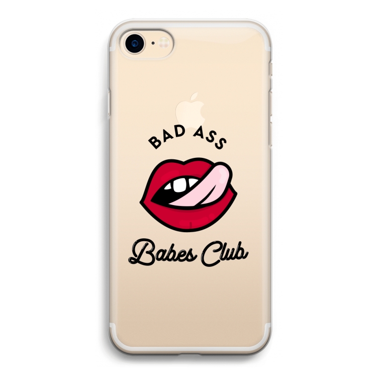 Badass Babes Club: iPhone 7 Transparant Hoesje