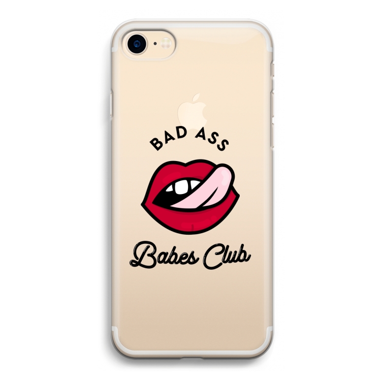 Badass Babes Club: iPhone 7 Transparant Hoesje