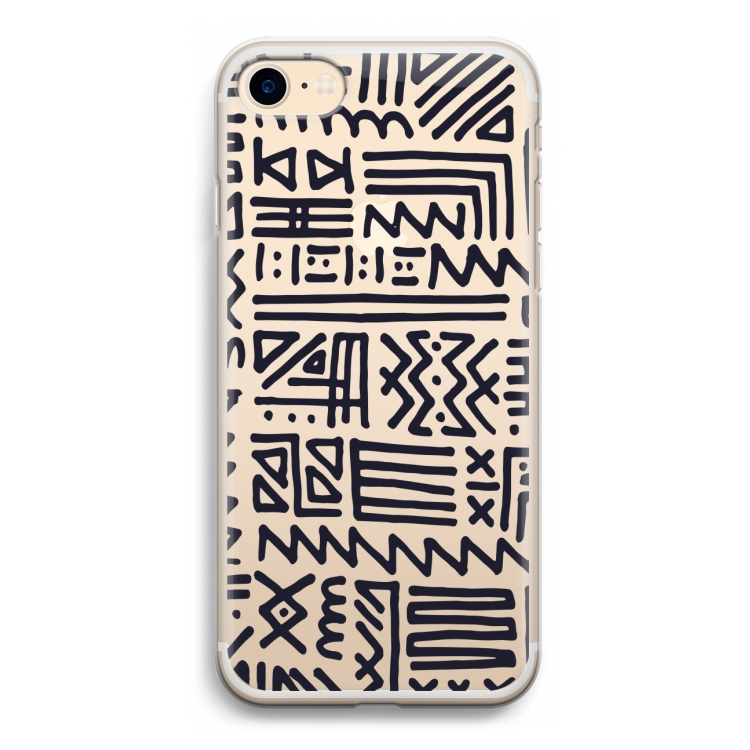 Marrakech print: iPhone 7 Transparant Hoesje