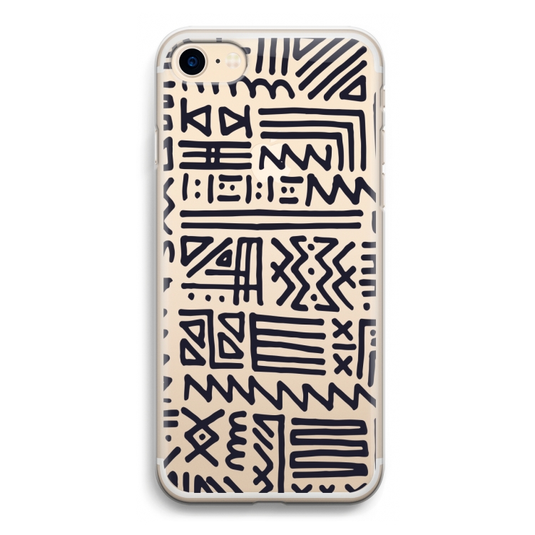Marrakech print: iPhone 7 Transparant Hoesje