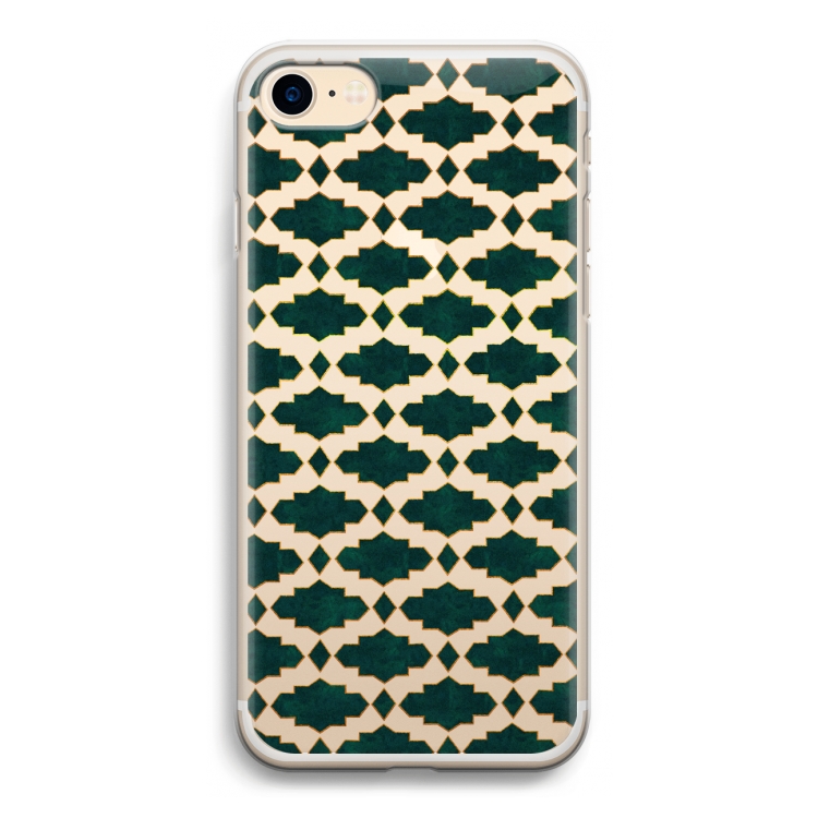 Moroccan tiles: iPhone 7 Transparant Hoesje