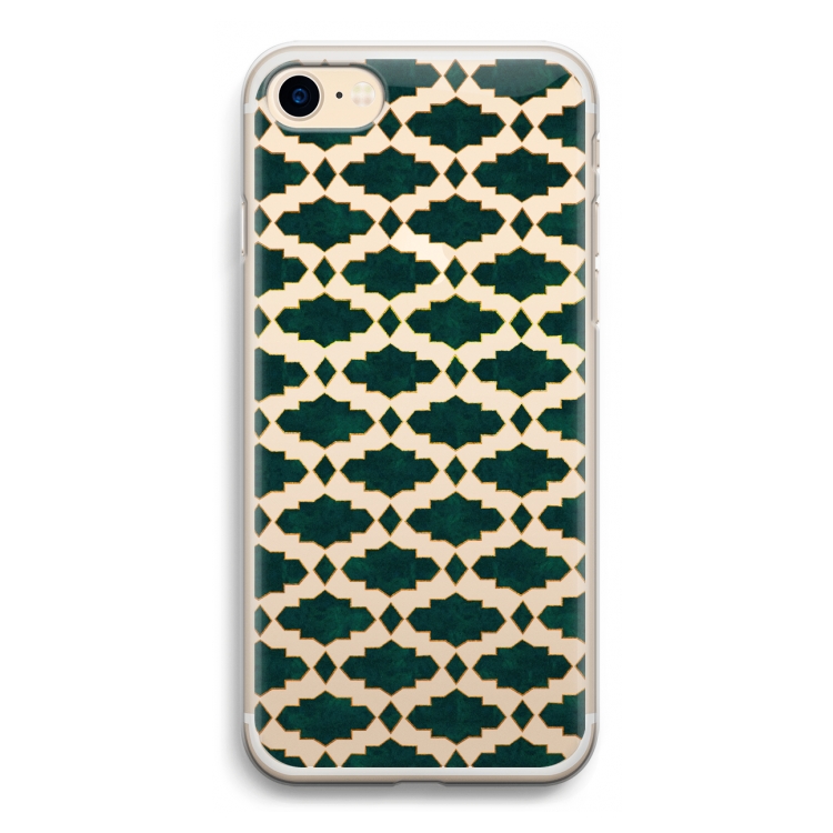 Moroccan tiles: iPhone 7 Transparant Hoesje