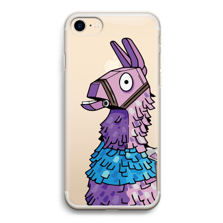 Lama: iPhone 7 Transparant Hoesje