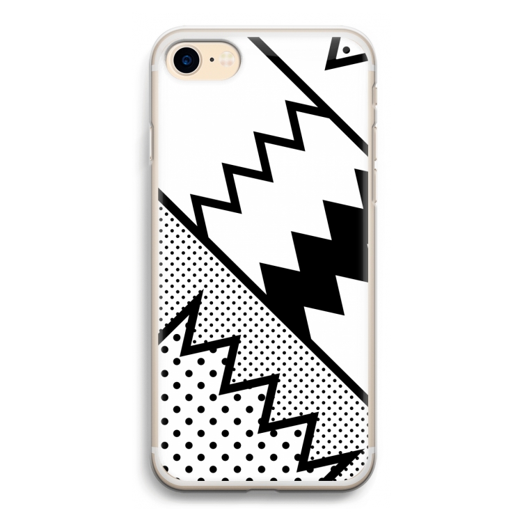 Pop Art #5: iPhone 7 Transparant Hoesje