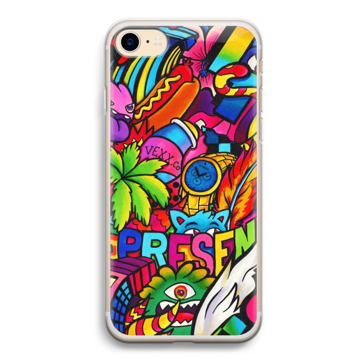Represent: iPhone 7 Transparant Hoesje