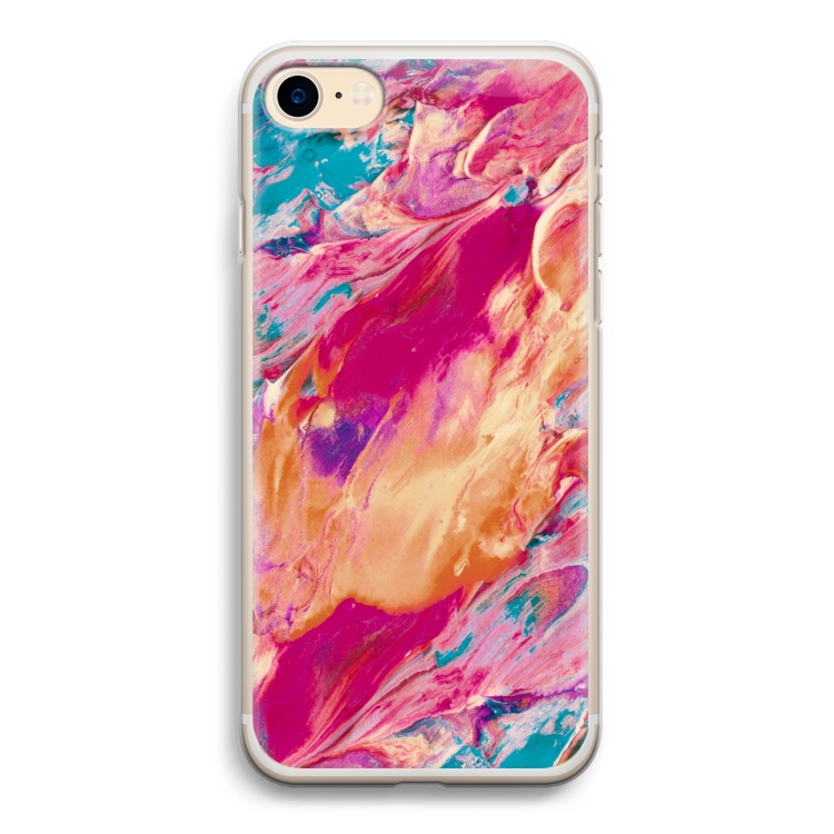 Pastel Echoes: iPhone 7 Transparant Hoesje