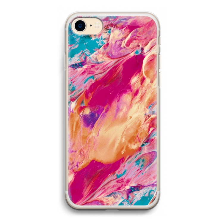 Pastel Echoes: iPhone 7 Transparant Hoesje