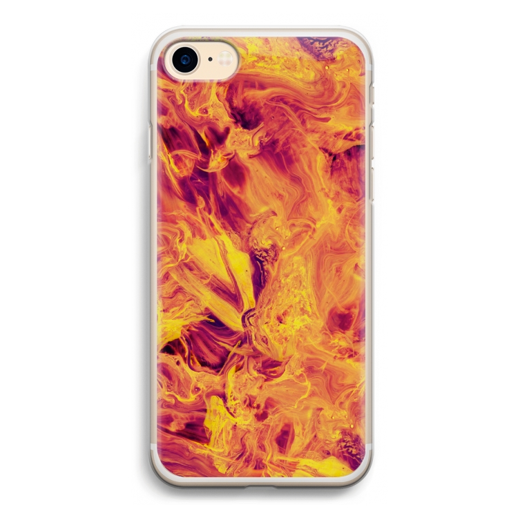 Eternal Fire: iPhone 7 Transparant Hoesje