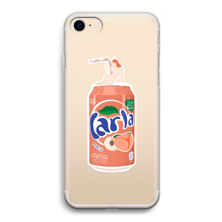 S(peach)less: iPhone 7 Transparant Hoesje