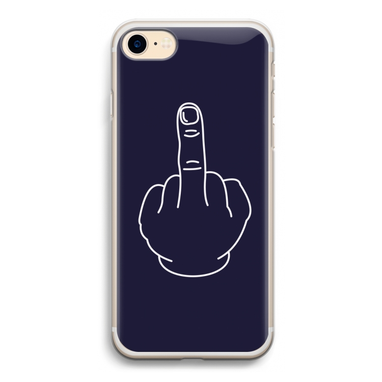 F**k U: iPhone 7 Transparant Hoesje