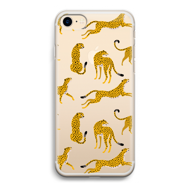 Luipaard: iPhone 7 Transparant Hoesje