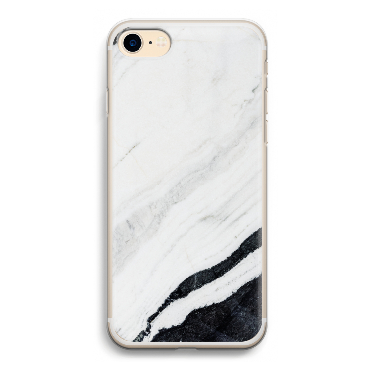 Elegante marmer: iPhone 7 Transparant Hoesje