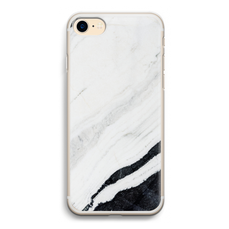 Elegante marmer: iPhone 7 Transparant Hoesje