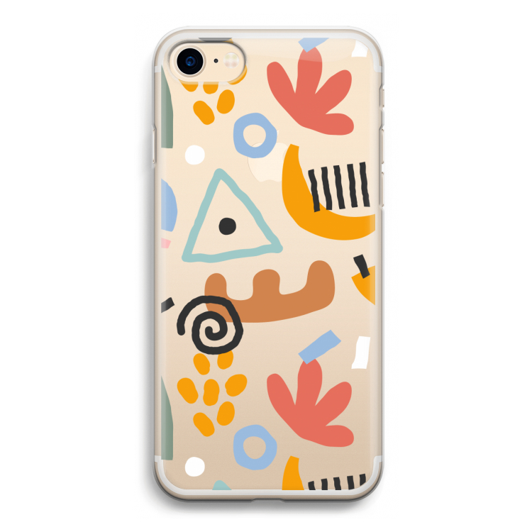 Abstract: iPhone 7 Transparant Hoesje