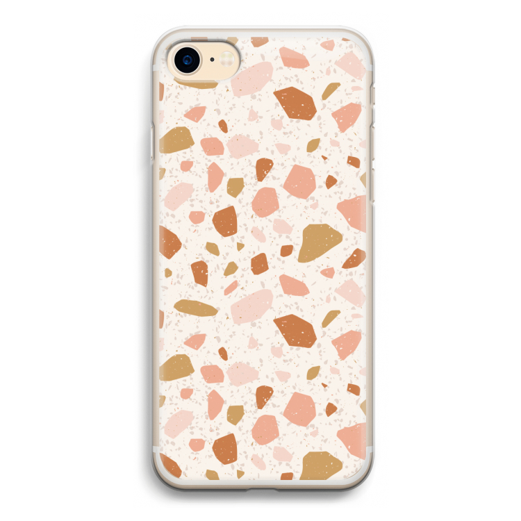 Terrazzo N°18: iPhone 7 Transparant Hoesje
