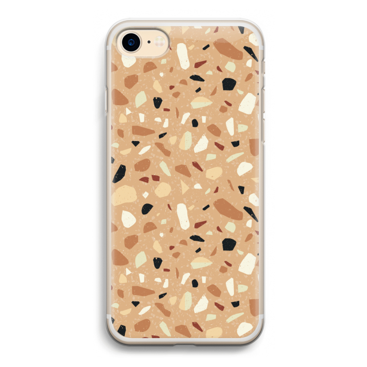 Terrazzo N°17: iPhone 7 Transparant Hoesje