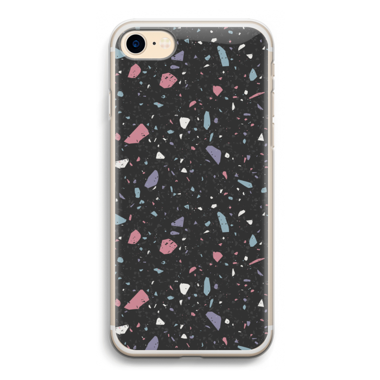 Terrazzo N°16: iPhone 7 Transparant Hoesje