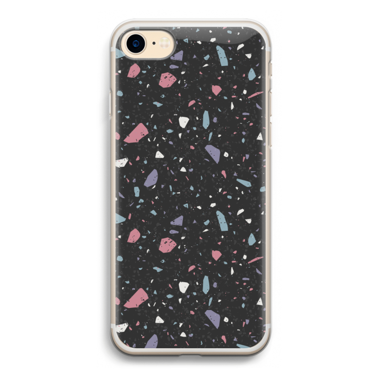 Terrazzo N°16: iPhone 7 Transparant Hoesje